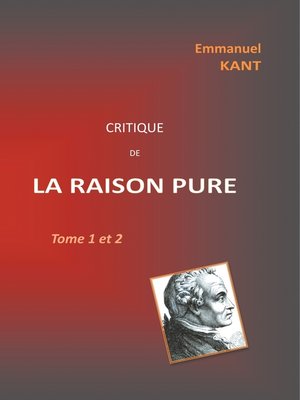cover image of Critique de la RAISON PURE
